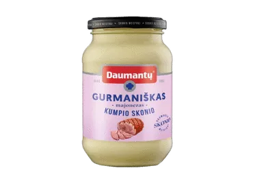DAUMANTŲ GURMANIŠKAS majonezas, kumpio skonio, 70 % rieb., 400 g