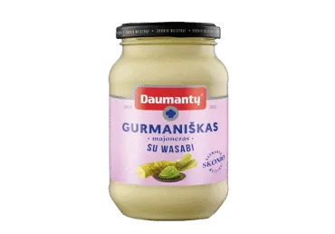DAUMANTŲ GURMANIŠKAS majonezas su vasabiais, 55 % rieb., 400 g