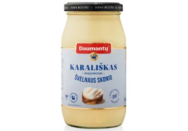 DAUMANTŲ KARALIŠKAS majonezas, švelnaus skonio, 72 % rieb., 400 g