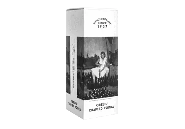 Degtinė OBELIU CRAFTED VODKA suvenyrinėje dėžėje, 40 %, 700 ml