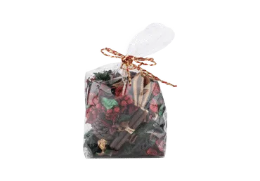 Dekorāciju groziņš ar sarkanu lentīti