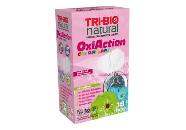 Dėmių valymo tabletės TRI-BIO OXI ACT.COL., 18 vnt., 18 vnt.