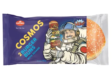 Didelės mėsainio bandelės MANTINGA su sezamais, 164 g