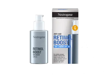Dieninis veido kremas NEUTROGENA RETINOL BOOST SPF 15, 50 ml