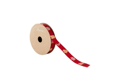 Dāvanu lente sarkana 1,5cmx3m