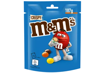 Dražė M&M'S su traškiu ryžių įdaru, 187 g