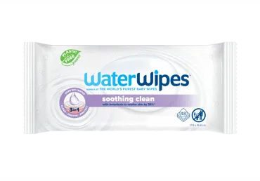 Drėgnos servetėlės WATERWIPES Soothing, 48 vnt.