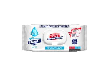 Drėgnosios antibakterinės servetėlės GOWIPES, 50 vnt., 50 vnt.