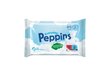 Drėgnosios kūdikių servetėlės PEPPINS EVERYDAY, 72 vnt.