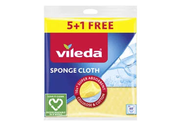 Drėgnosios šluostės-kempinės VILEDA, 6 vnt.