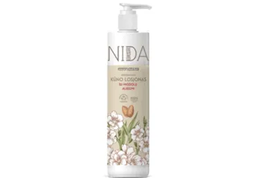 Drėkinamasis kūno losjonas NIDA su migdolų aliejumi, 250 ml