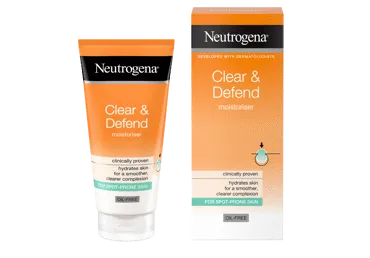 Drėkinamasis veido kremas NEUTROGENA CLEAR&DEFEND, 50 ml