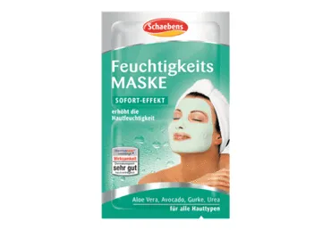 Drėkinamoji veido kaukė SCHAEBENS, 2 vnt.