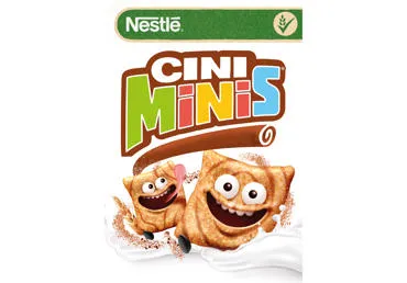 Dribsniai NESTLE CINI MINIS, cinamono skonio, 375 g