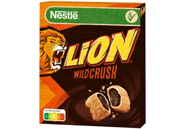Dribsniai NESTLE LION WILDCRUSH, 360 g