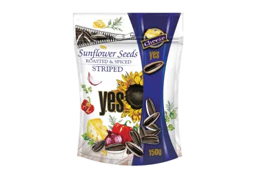 Dryžuotos saulėgrąžos YES, sūrio skonio, 150 g