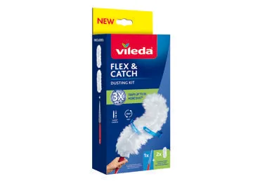 Putekļu slota ar maināmu lupatiņu VILEDA 2gab.komplekts 