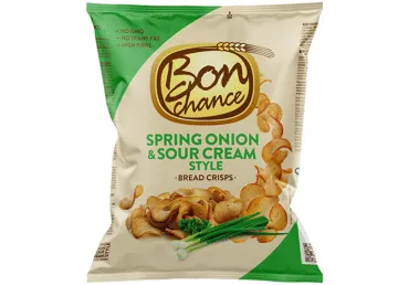 Duonos traškučiai BON CHANCE, grietinės, svogūnų laiškų sk., 120 g