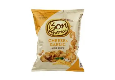 Duonos traškučiai su sūriu ir česnakais BON CHANCE, 240 g