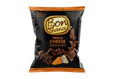 Duonos traškučiai BON CHANCE, trijų rūšių sūrio skonio, 120 g