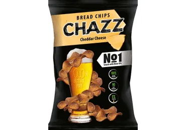 Duonos traškučiai CHAZZ, čederio skonio, 100 g