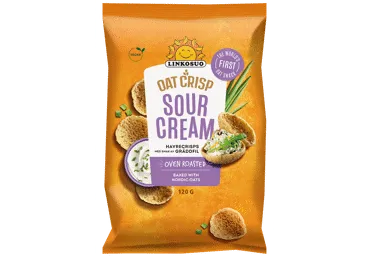 Duonos traškučiai LINKOSUO, grietinės skonio, 120 g