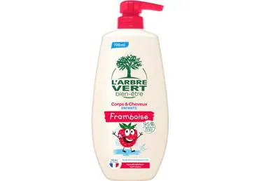 Dušo želė vaikams aviečių kvapo LARBRE VERT, 720ml