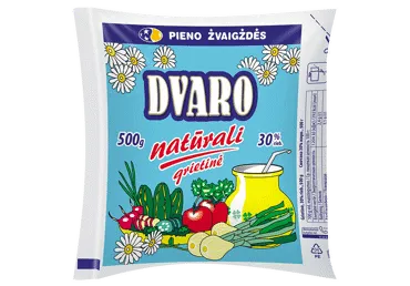 DVARO grietinė, 30 % rieb., 500 g