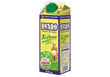 DVARO kefyras, 2,5 % rieb., 0,9 kg