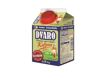 DVARO kefyras, 3,2 % rieb., 0,5 kg