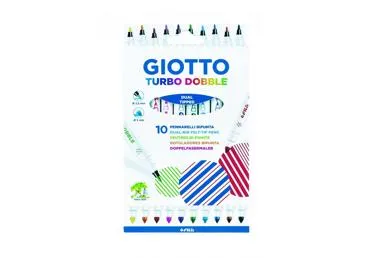 Divpusēji flomāsteri GIOTTO 10gab.