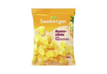 Džiovinti ananasai SEEBERGER, 200 g