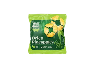 Ananasu gabaliņi WELL DONE 125g