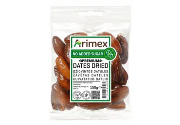Džiovintos datulės be kauliukų ARIMEX PREMIUM, 150 g