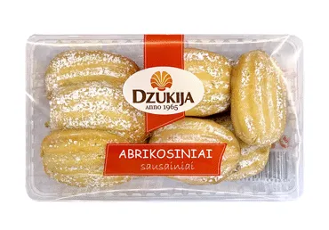 DZŪKIJOS ABRIKOSINIAI sausainiai, 250 g