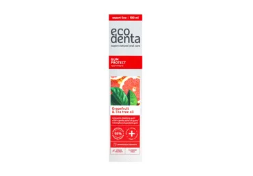 Dantų pasta sauganti dantenas su arbatmedžio aliejumi ECODENTA, 100 ml
