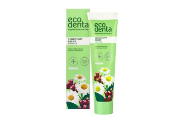 ECODENTA dantų pasta jautriems dantims su ramunėlių ir gvazdikėlių ekstraktais 100 ml