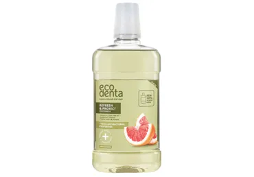 ECODENTA gaivus ir dantenas apsaugantis skalavimo skystis su arbatmedžio aliejumi 500 ml