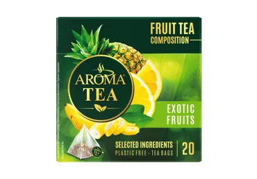 Egzotinių vaisių arbata AROMA TEA, 40 g