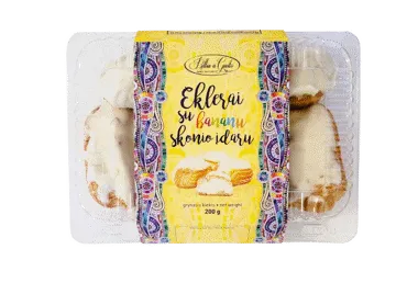 Eklēri ar banānu garšu PELLIJA 200g