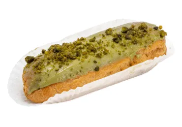Ekleras su pistacijų ir maskarponės kremu, 110 g
