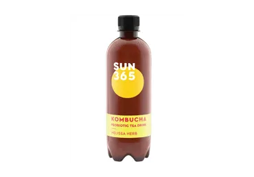Eko gazuot.gaivus.arbatos gėrim.SUN365 KOMBUCHA MELISSA HERB, 500 ml