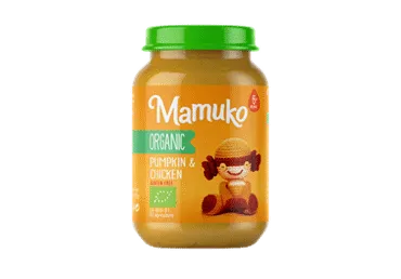 Ekol. MAMUKO moliūgų ir vištienos košė, nuo 6 mėn., 190 g