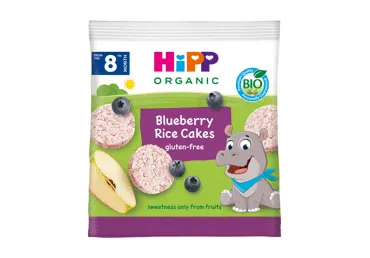 Ekologiški ryžių-mėlynių paplotėliai HIPP, 30 g