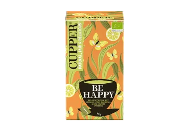 BIO zāļu tēja CUPPER Be Happy 20x2g