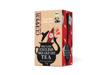 Ekologiška arbata ENGLISH BREAKFAST CUPPER, 20x2,5 g, 50 g