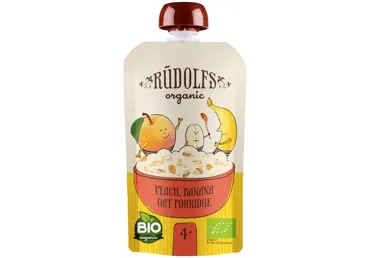 Putra RŪDOLFS BIO auzu persiku banānu 4+ 110g