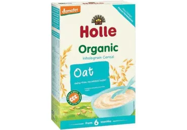Ekologiška avižinių dribsnių košė HOLLE, nuo 6 mėn., 250 g