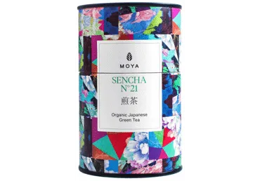 Ekologiška biri japoniška žalioji arbata MOYA SENCHA NO. 21, 60 g