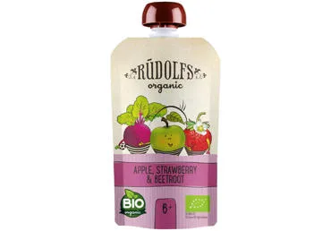 BIO biezenis RŪDOLFS ābolu-zemeņu-biešu 6+110g